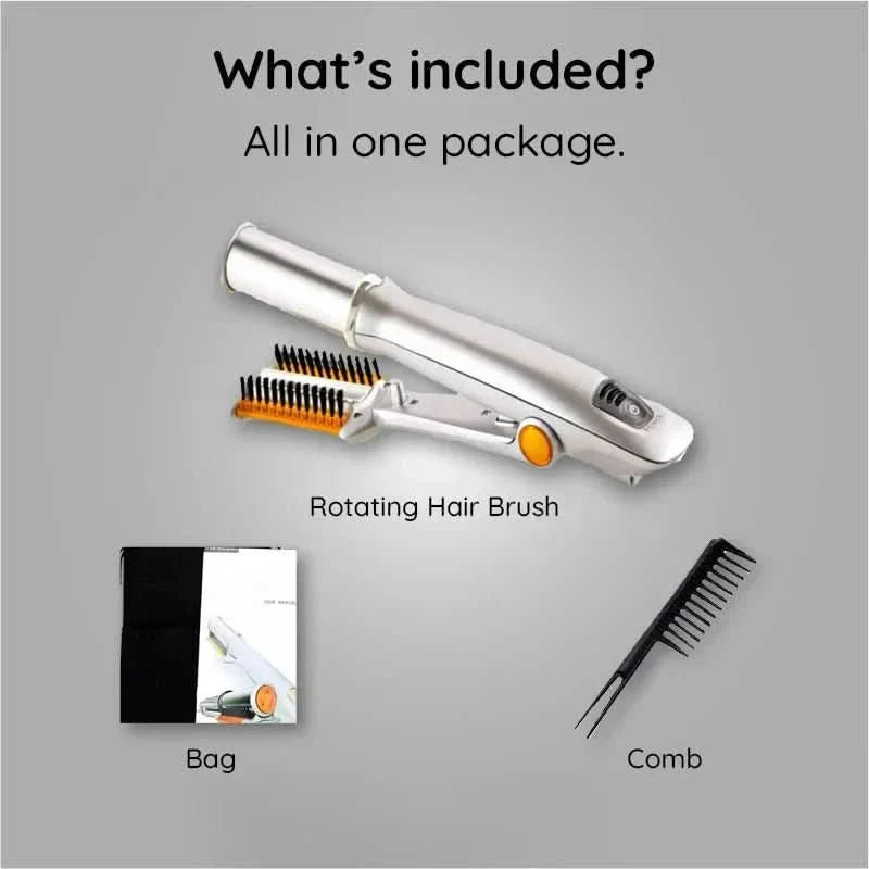 Rotating Hair Brush Styler | 32mm Ceramic Barrel & Integrated Brush