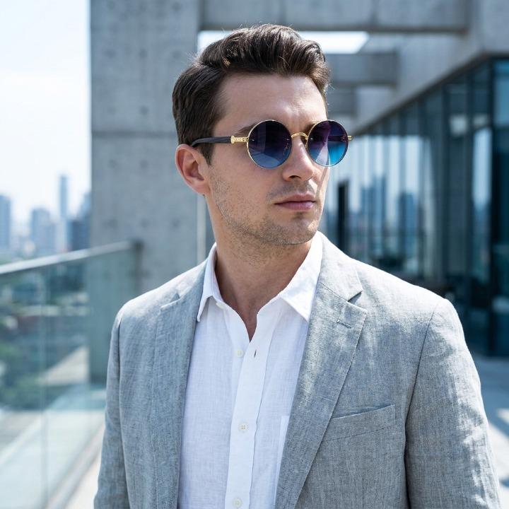 Round Frame Sunglasses
