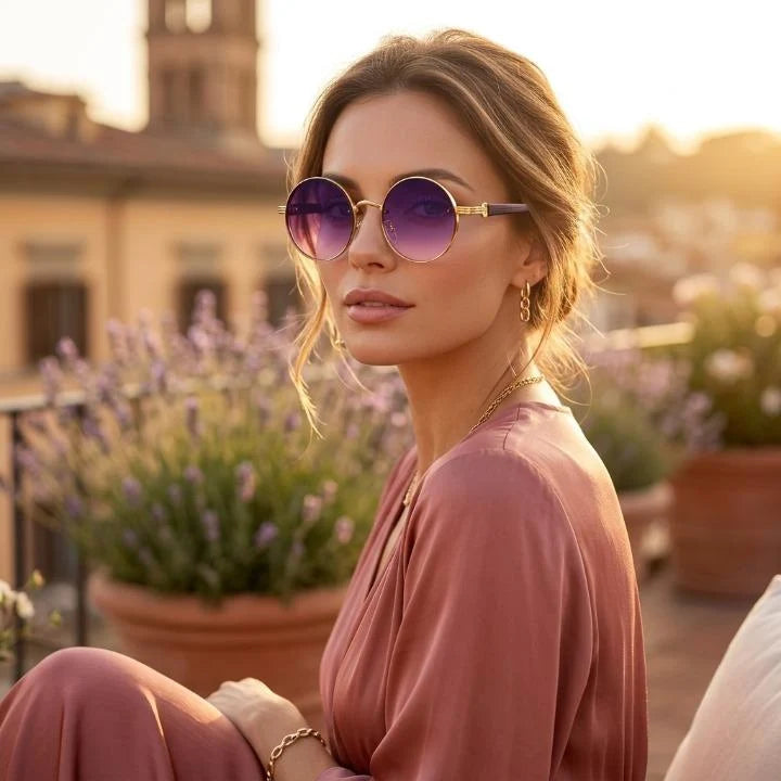 Round Frame Sunglasses