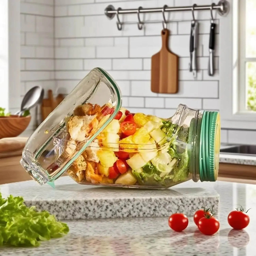 Salad Container with Screw Lid