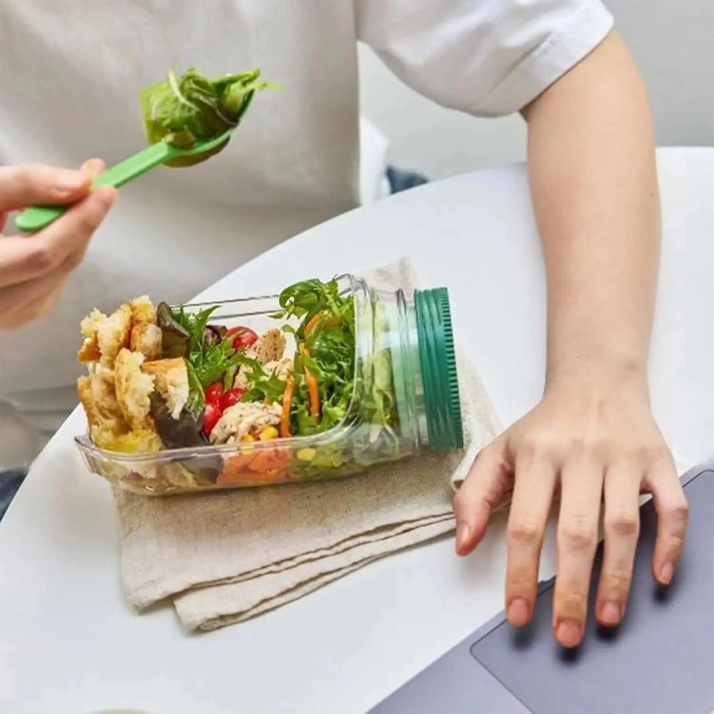 Salad Container with Screw Lid