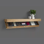 Shelf | Hidden Compartment & Minimalist Wood | 53 cm