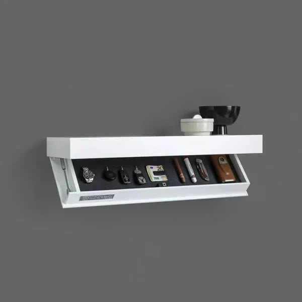 Shelf | Hidden Compartment & Minimalist Wood | 53 cm