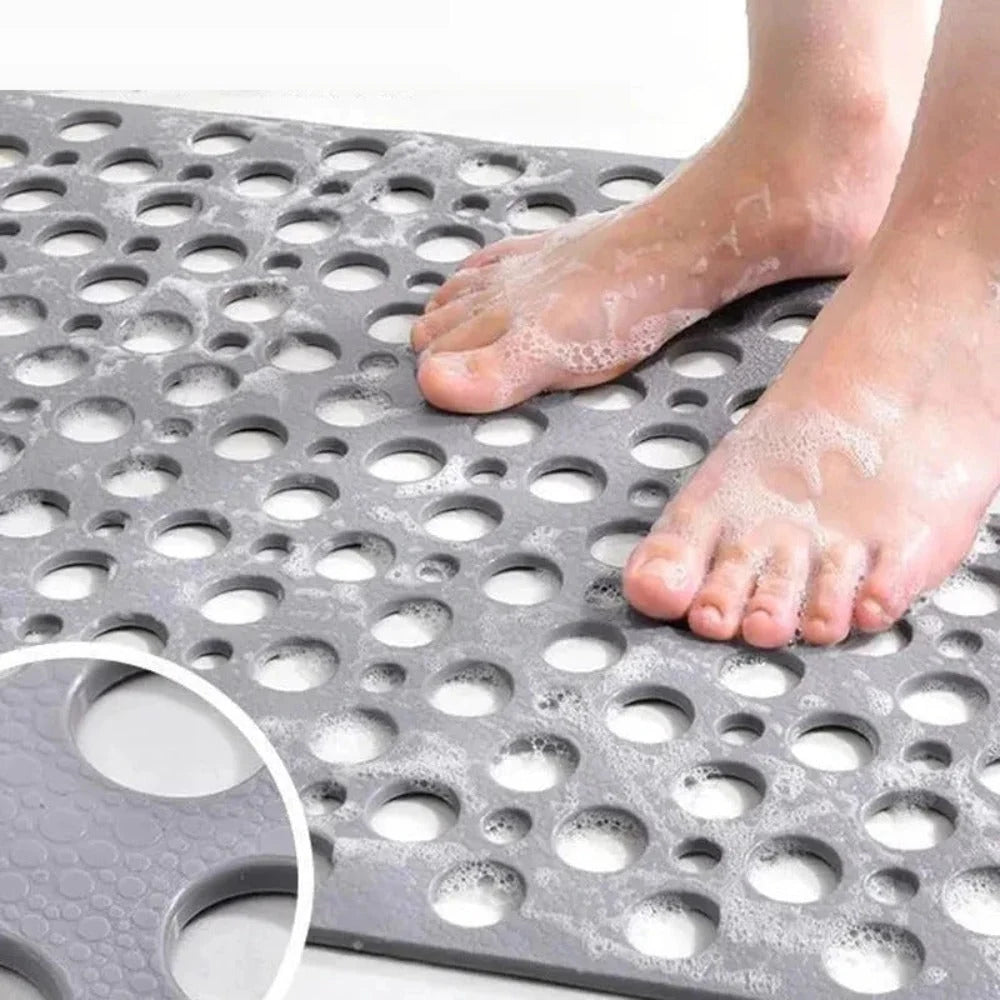 Shower Mat with Suction Cup Backing