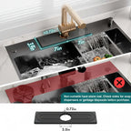 Sink Drying Mat with Faucet Cutout