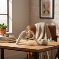 Skeleton Heart Sculpture | Gothic Skeleton Hands & Tabletop Accent