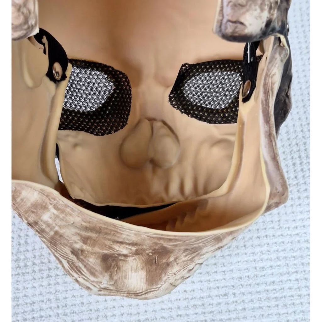 Skull Mask | Movable Jaw, Open-Face & Full-Head Coverage