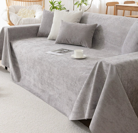 Sofa Blanket with Spandex and Polyester