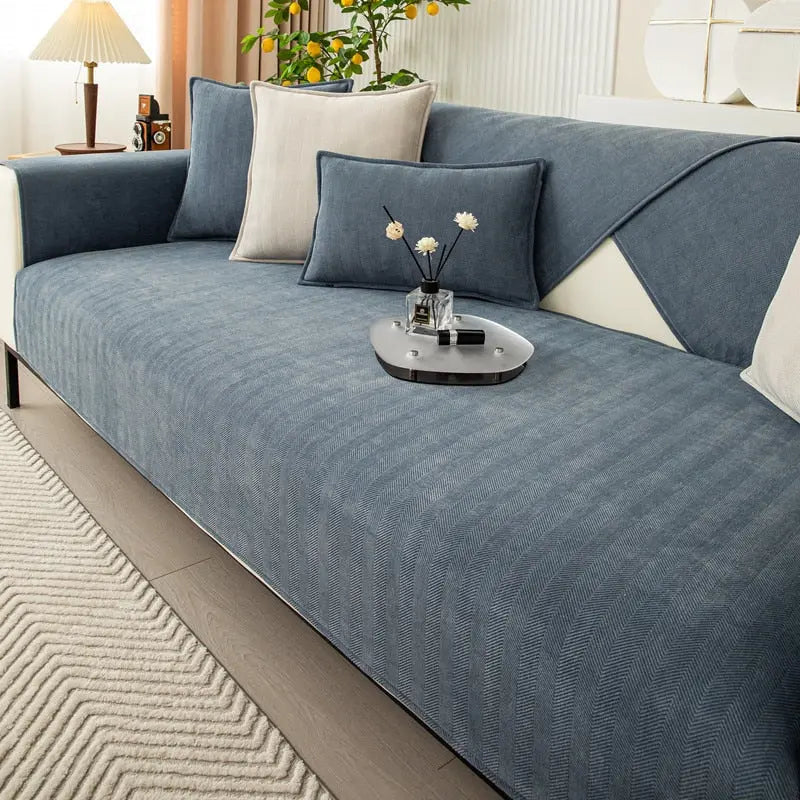 Sofa Cover | Non-Slip Chenille & Machine Washable | Fits 2-3-Seater Sofas