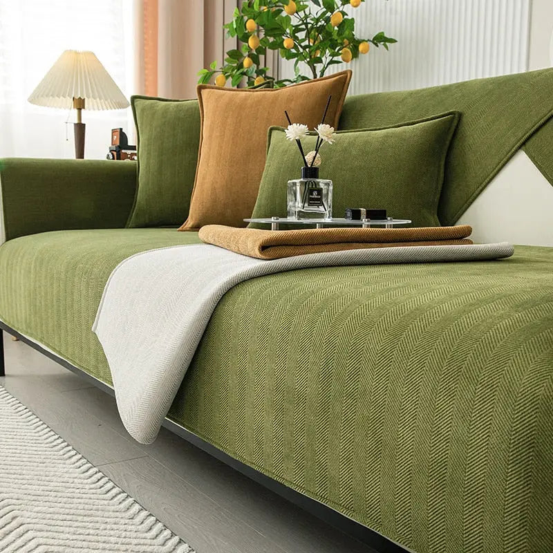 Sofa Cover | Non-Slip Chenille & Machine Washable | Fits 2-3-Seater Sofas