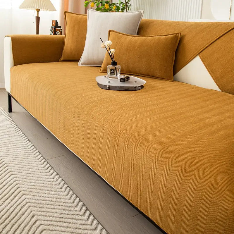Sofa Cover | Non-Slip Chenille & Machine Washable | Fits 2-3-Seater Sofas