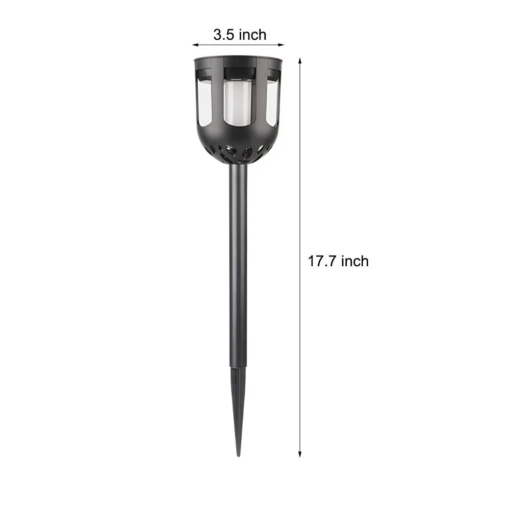 Solar Path Lights | Color-Changing LED & Dusk Sensor | Set of 4