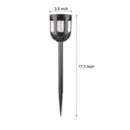 Solar Path Lights | Color-Changing LED & Dusk Sensor | Set of 4