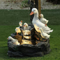Solar-Powered Outdoor Fountain