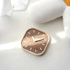 Square Clock | Silent Movement & Wood Finish