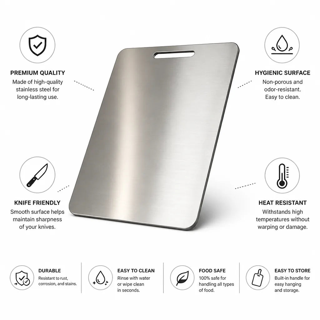 Stainless Steel Cutting Board