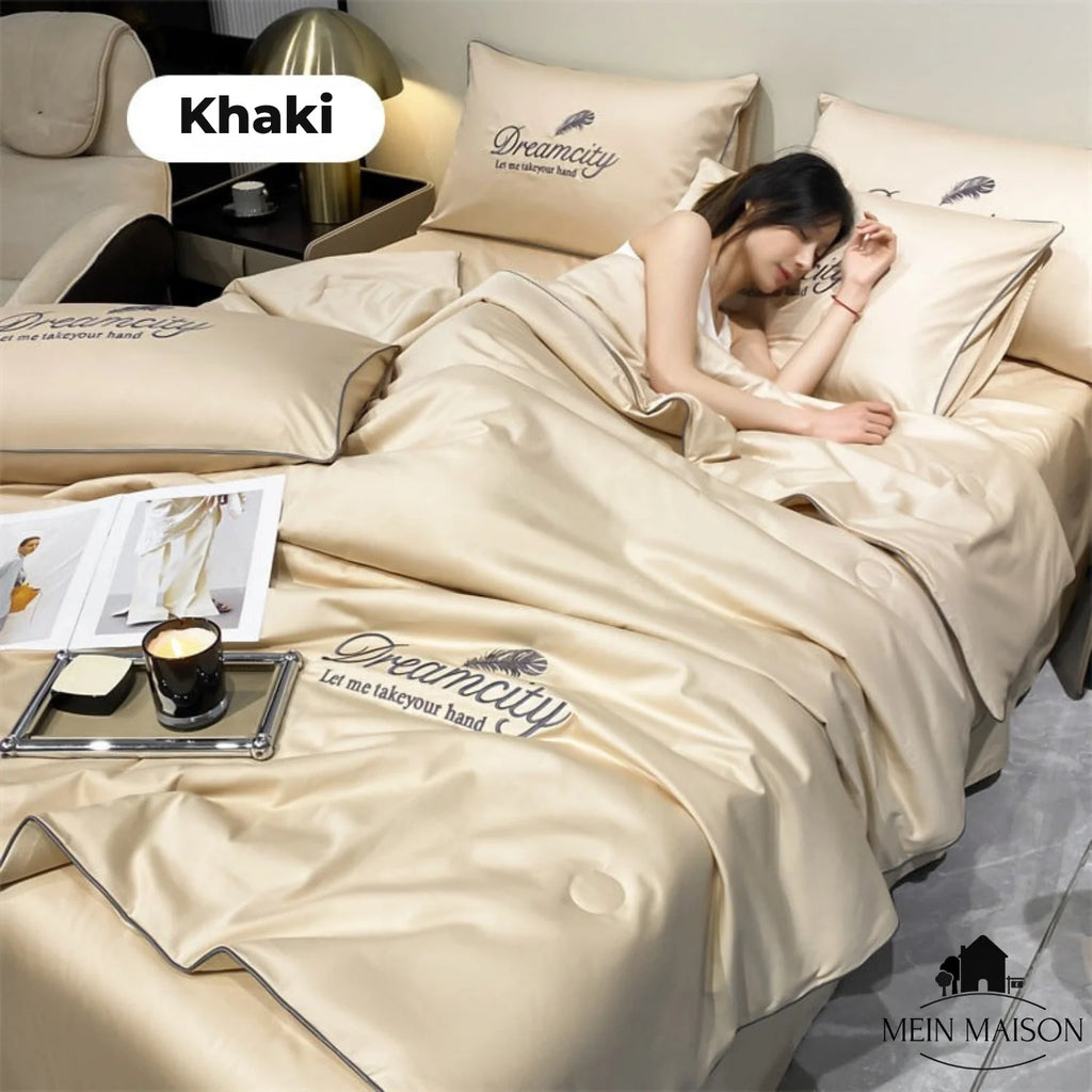 Summer Blanket with Ice Silk Surface