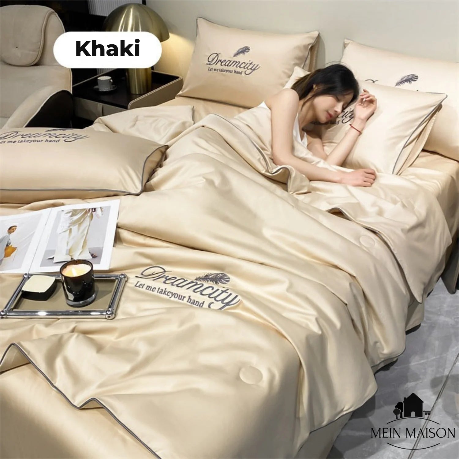 Summer Blanket with Ice Silk Surface
