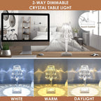 Table Lamp | Diamond Crystal LED & USB Rechargeable