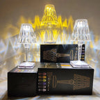Table Lamp | Diamond Crystal LED & USB Rechargeable