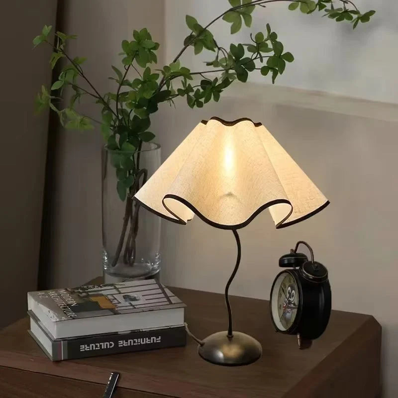 Table Lamp | Mushroom-Shaped LED & Iron