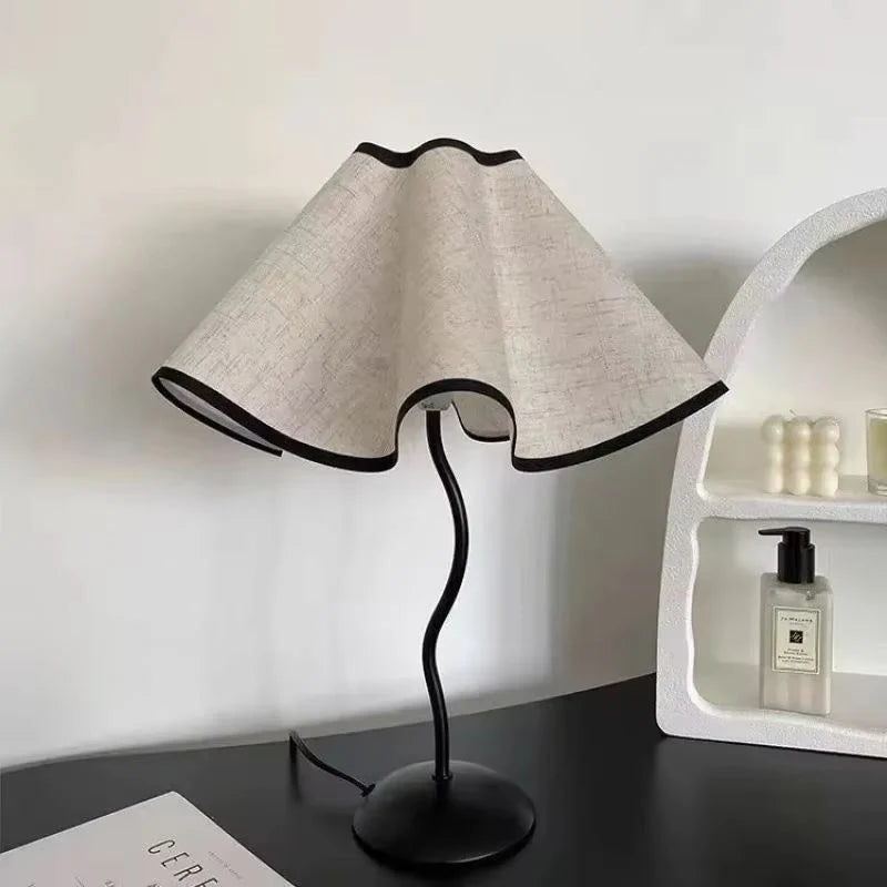 Table Lamp | Mushroom-Shaped LED & Iron