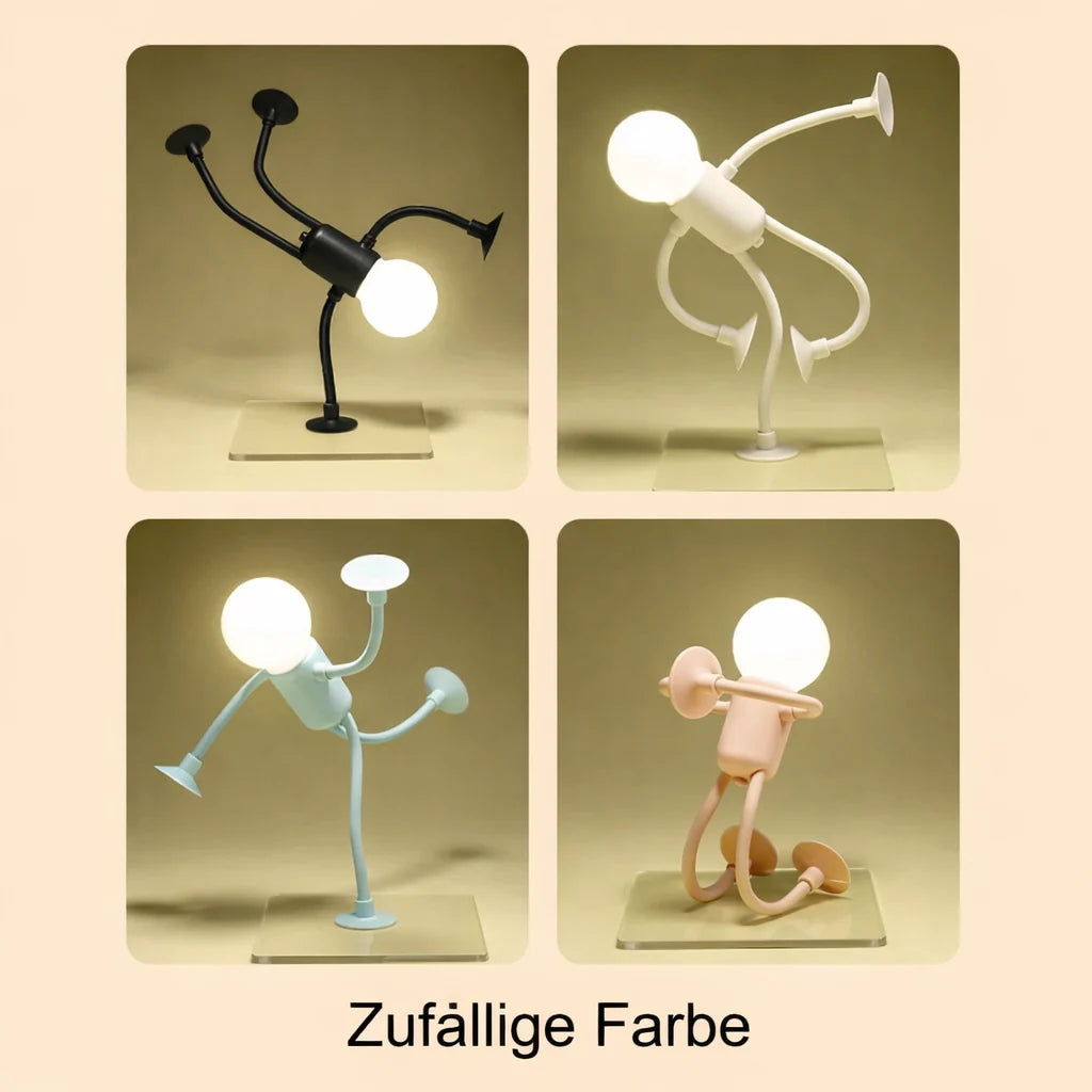 Table Lamp | Playful Robot Design & Energy-Efficient LED | 25 x 15 cm