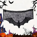 Table Runner | Bat & Spiderweb Lace | Durable Polyester