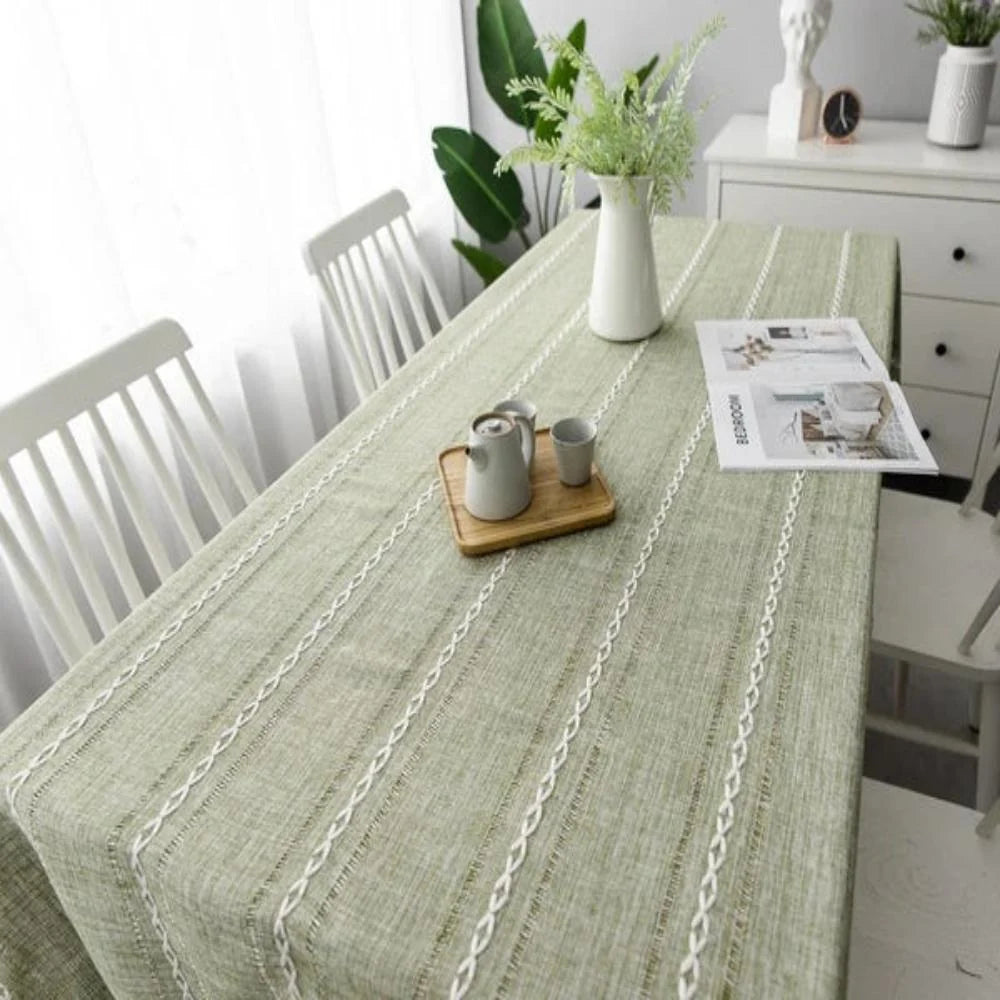 Tablecloth with Cotton-Linen Blend