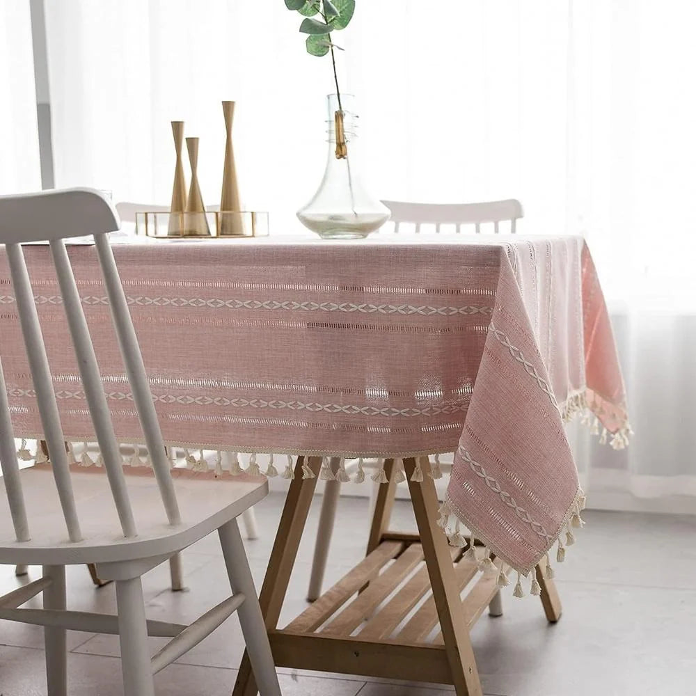 Tablecloth with Cotton-Linen Blend