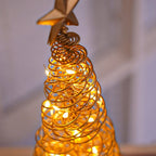 Tabletop Christmas Tree | Spiral Design & Warm White LED | 33 cm