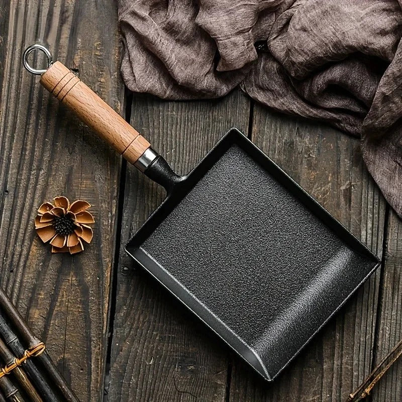 Tamagoyaki Pan | Square Cast Iron & Natural Non-Stick