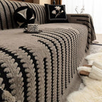 Throw Blanket | Plush Tufted Microfiber & Machine Washable | 130 x 160 cm