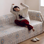 Throw Blanket | Reversible Ultra-Plush Cotton | Machine-Washable