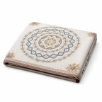Throw Blanket with Mandala Pattern