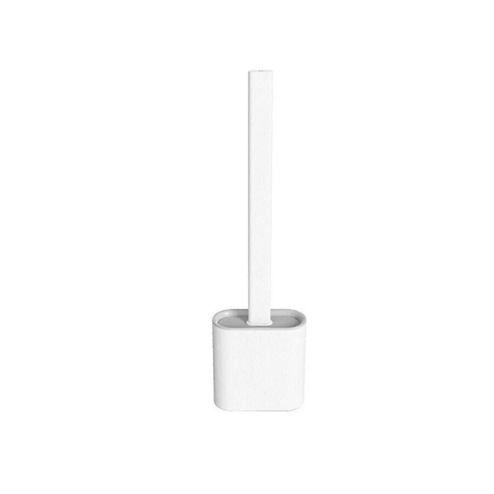 Toilet Brush | Flexible Silicone & Antibacterial | Wall Mount Included