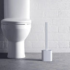 Toilet Brush | Flexible Silicone & Antibacterial | Wall Mount Included