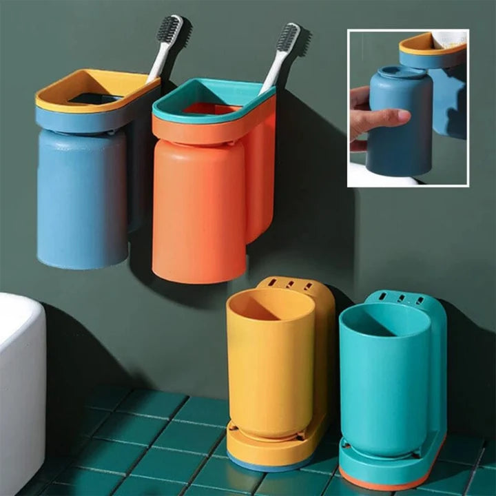 Toothbrush Holder | 3M Self-Adhesive & Removable Cup