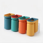 Toothbrush Wall Holder | Self-Adhesive 3M & Removable Cup