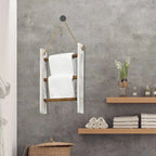 Towel Rack | Wall-Mounted Vintage Wood