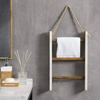 Towel Rack | Wall-Mounted Vintage Wood