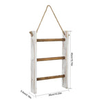 Towel Rack | Wall-Mounted Vintage Wood