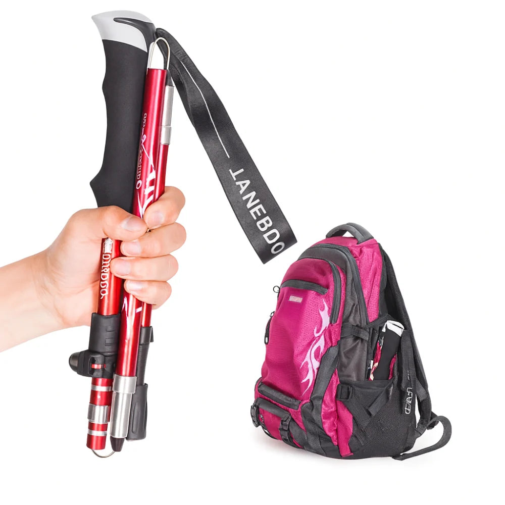 Trekking Pole | Foldable Telescopic 7075 Aluminum & EVA Grip | Two Sizes