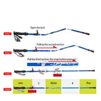 Trekking Pole | Foldable Telescopic 7075 Aluminum & EVA Grip | Two Sizes