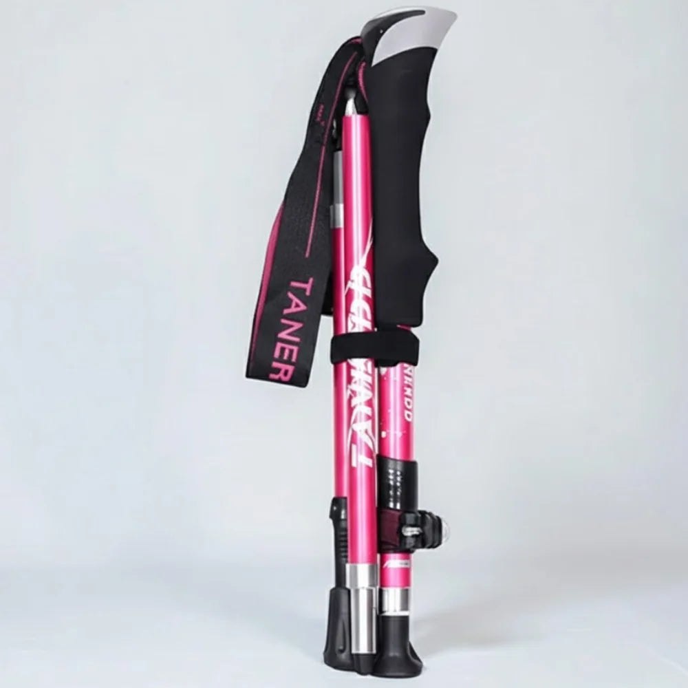 Trekking Pole | Foldable Telescopic 7075 Aluminum & EVA Grip | Two Sizes