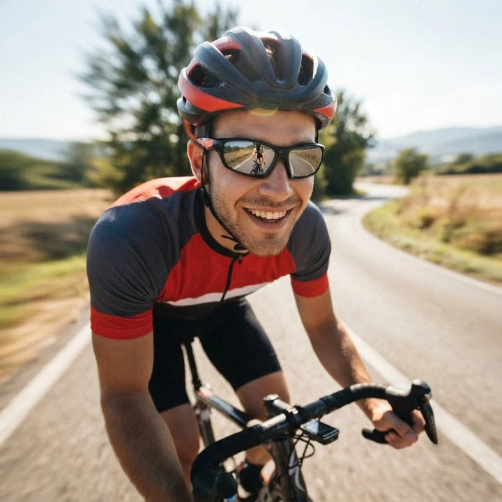 Unisex Sports Sunglasses with Polarized Lenses