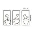 Wall Art | Playful Coffee Cup Design | Indoor & Outdoor