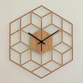 Wall Clock | Hexagonal Bamboo & Silent Movement