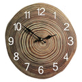 Wall Clock | Minimalist MDF Wood & Silent Quartz | 30 cm Diameter