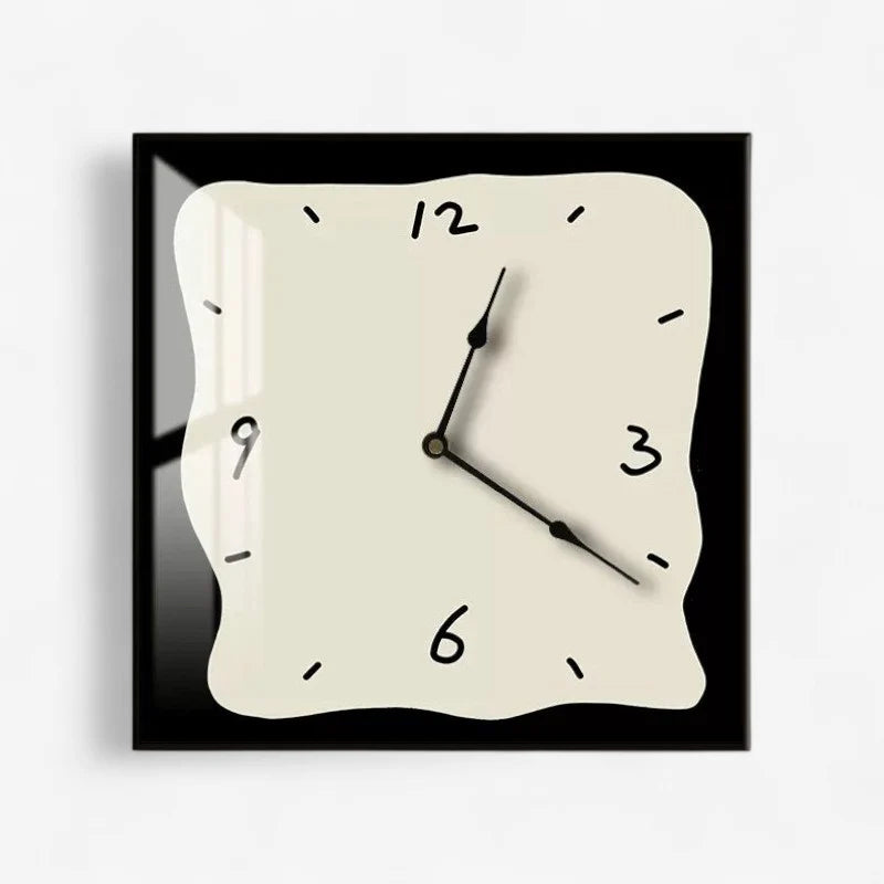 Wall Clock | Rectangular Digital Easy-To-Read | 30 x 30 & 40 x 40 cm